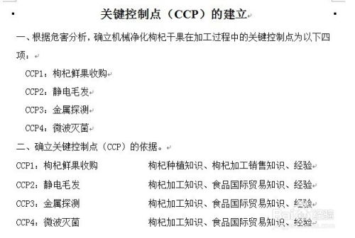 怎么制定食品生产经营企业haccp计划