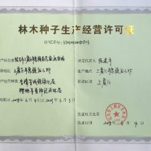 林木种子生产经营许可证